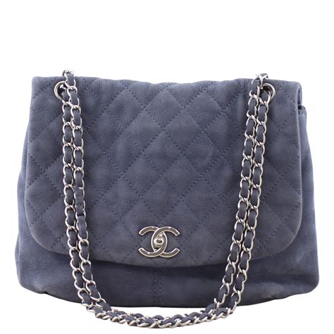 chanel suede flap bag|Meer.